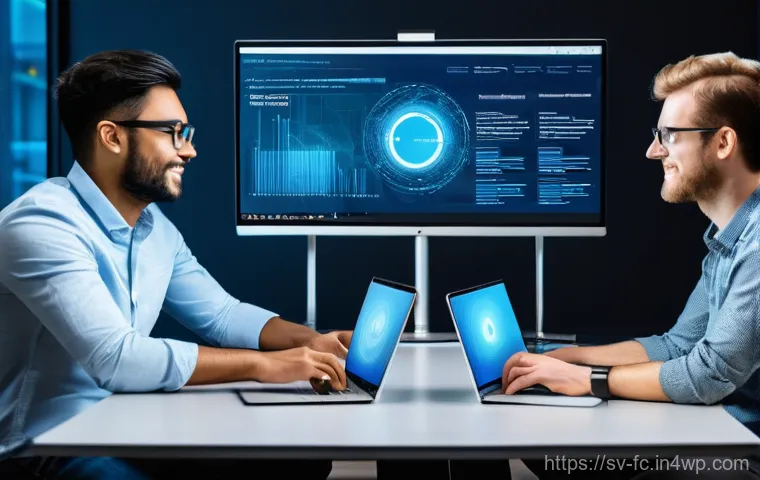 BEM과 ITCSS의 조합 전략 - Representing ITCSS Layered Architecture**
    "An intricate, glowing, inverted triangular structure,...